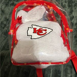 Vera Bradley Red Clear Backpack